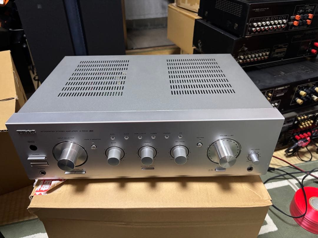 TEAC STEREO AMPLIFIER A-R630 UR 美品 A-R630 | 特長 | TEAC - プレミアムオーディオ