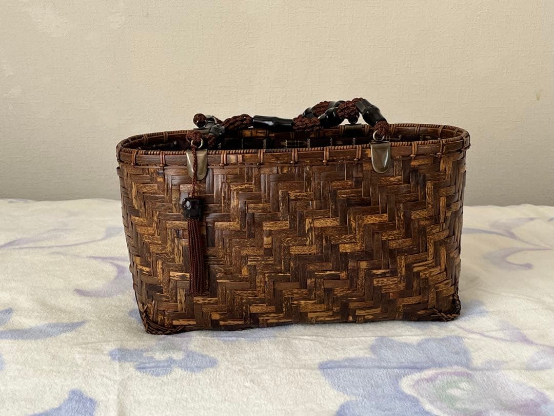 公長齋小菅 カゴバッグ 楽天市場】竹かごバッグ 網代/木綿 : 公長斎小菅 楽天市場店