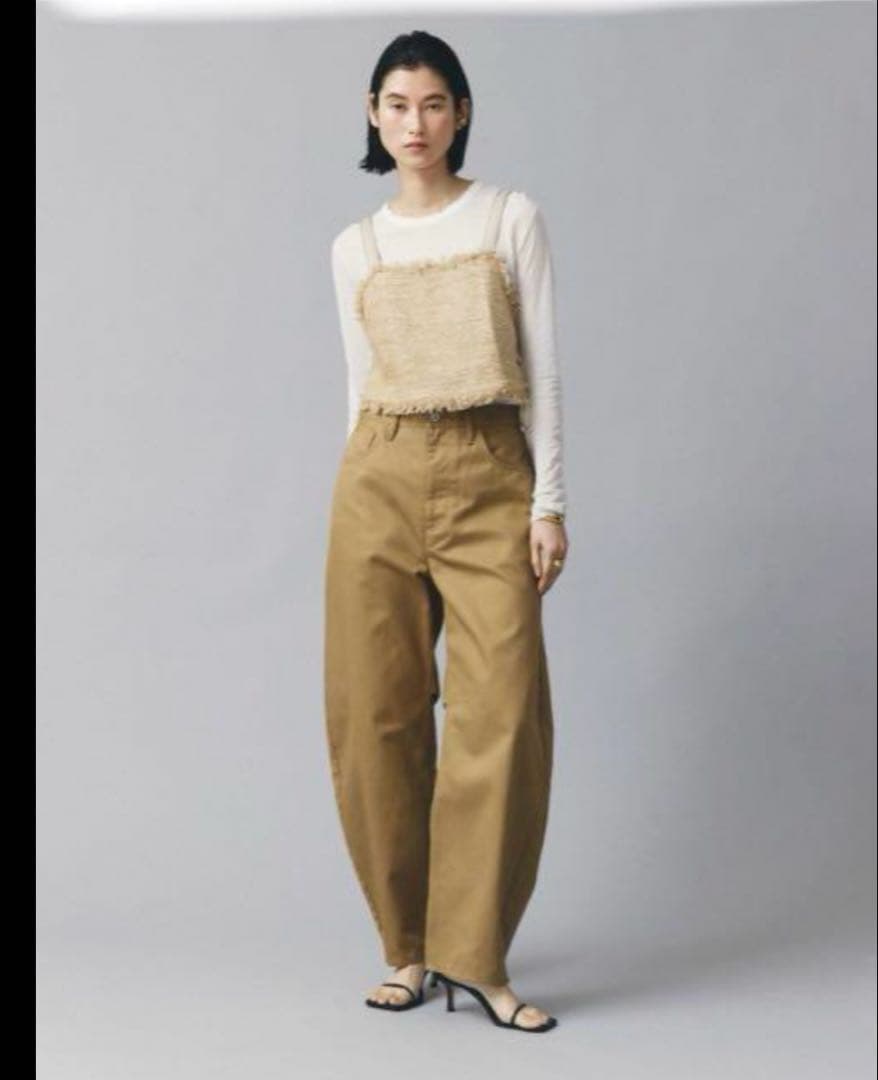 カレンソロジー &RC チノカーヴィーパンツ 36 Curensology(カレンソロジー)｜〈&RC〉チノカーヴィーパンツ/ブラック