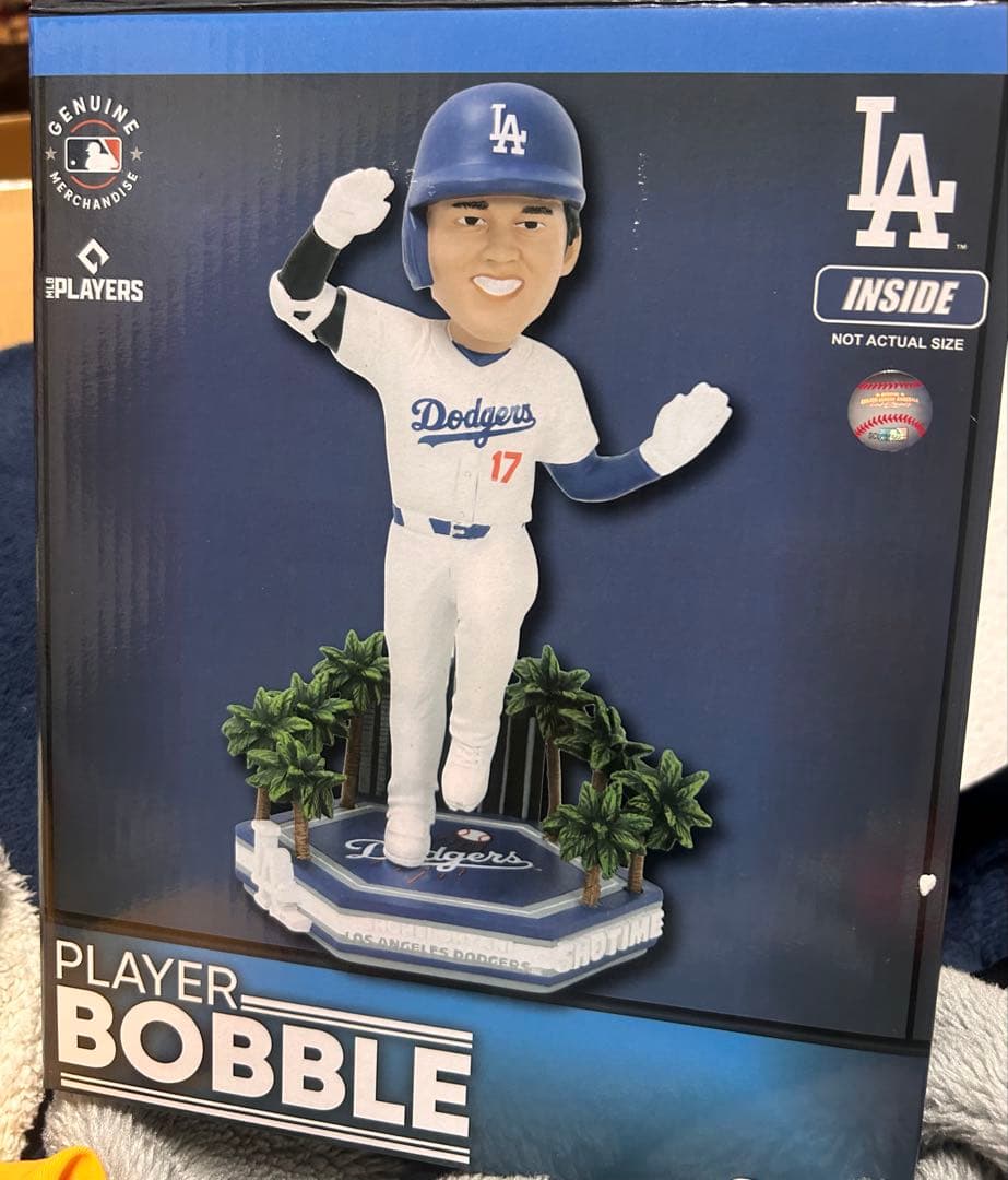 ローソン限定 ドジャース 大谷 メジャー 17 ボブルヘッド フィギュア