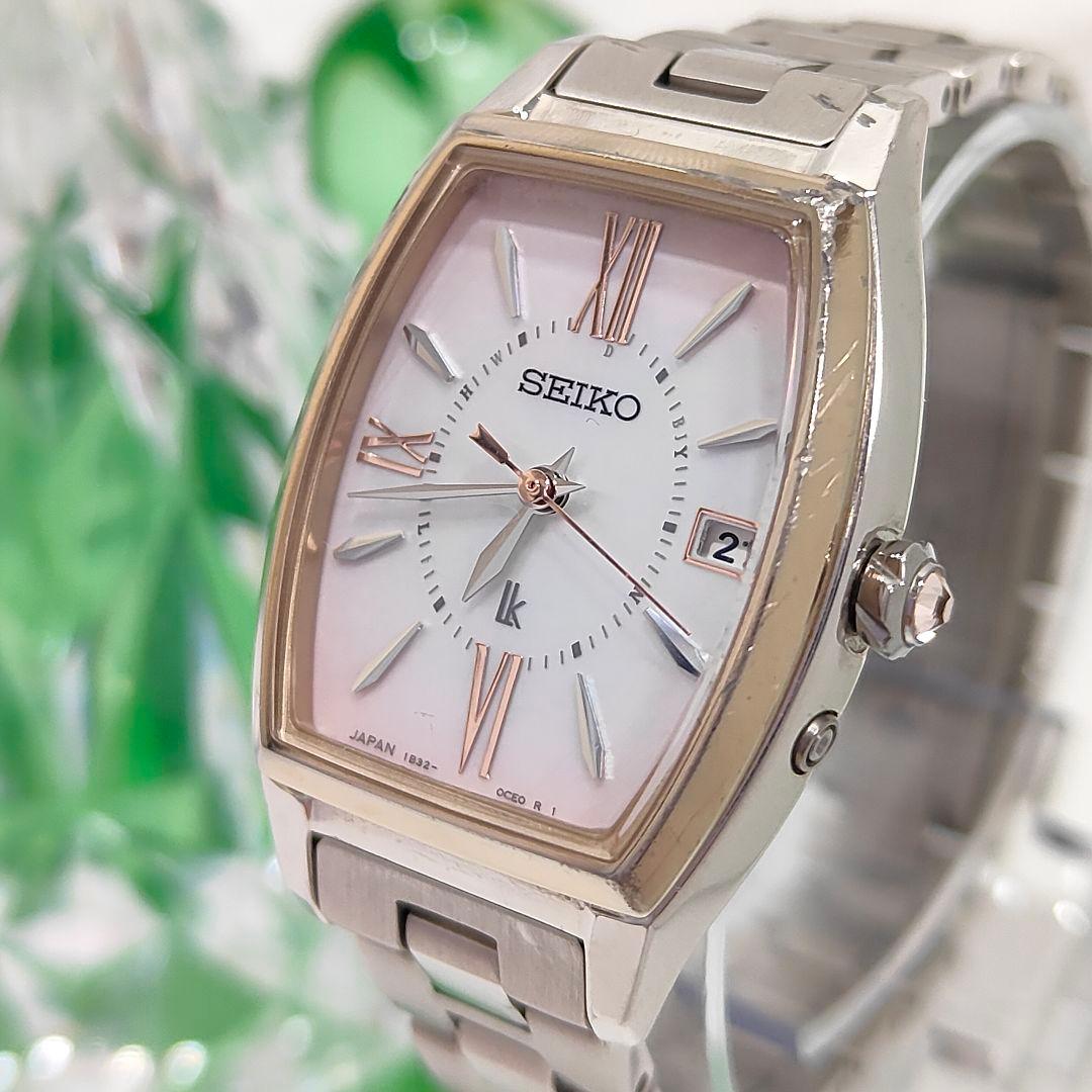 セイコー ルキア SSQW076 電波ソーラー トノー型 白蝶貝 グロウ - メルカリ