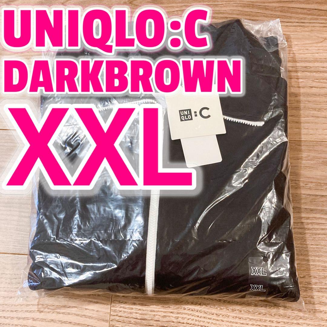 新品 ユニクロC ミラノリブフルジップカーディガン ブラウンXXL - メルカリ