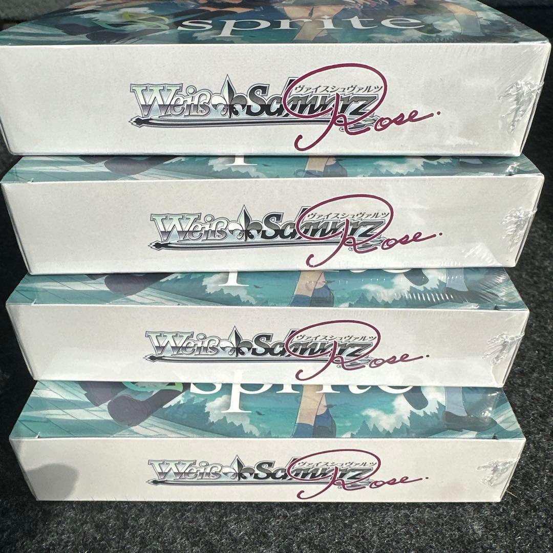 ヴァイスシュヴァルツロゼsprite 未開封4BOXシュリンク付け