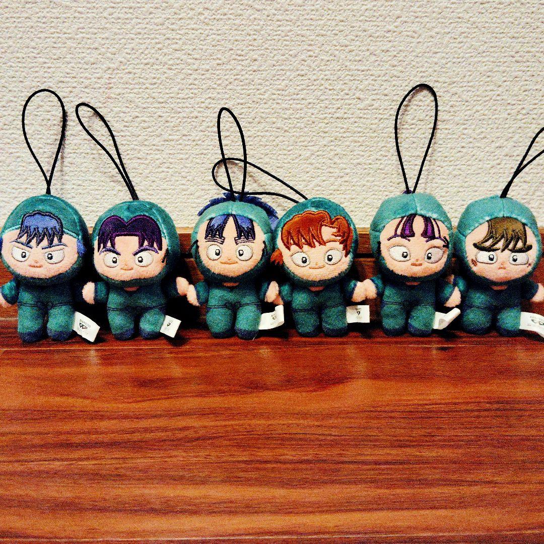 忍たま乱太郎　ほわぬい　マスコット　ぬいぐるみ　六年生　6種セット 劇場版 忍たま乱太郎 プライズ ほわぬい ぬいぐるみ マスコット 6年生