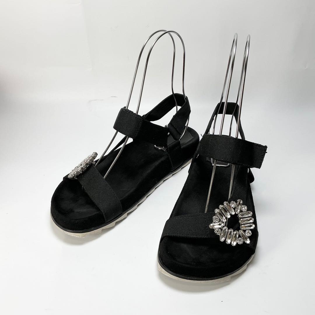 Roger Vivier　サンダル　ビジュー　スポーツ　24.5cm