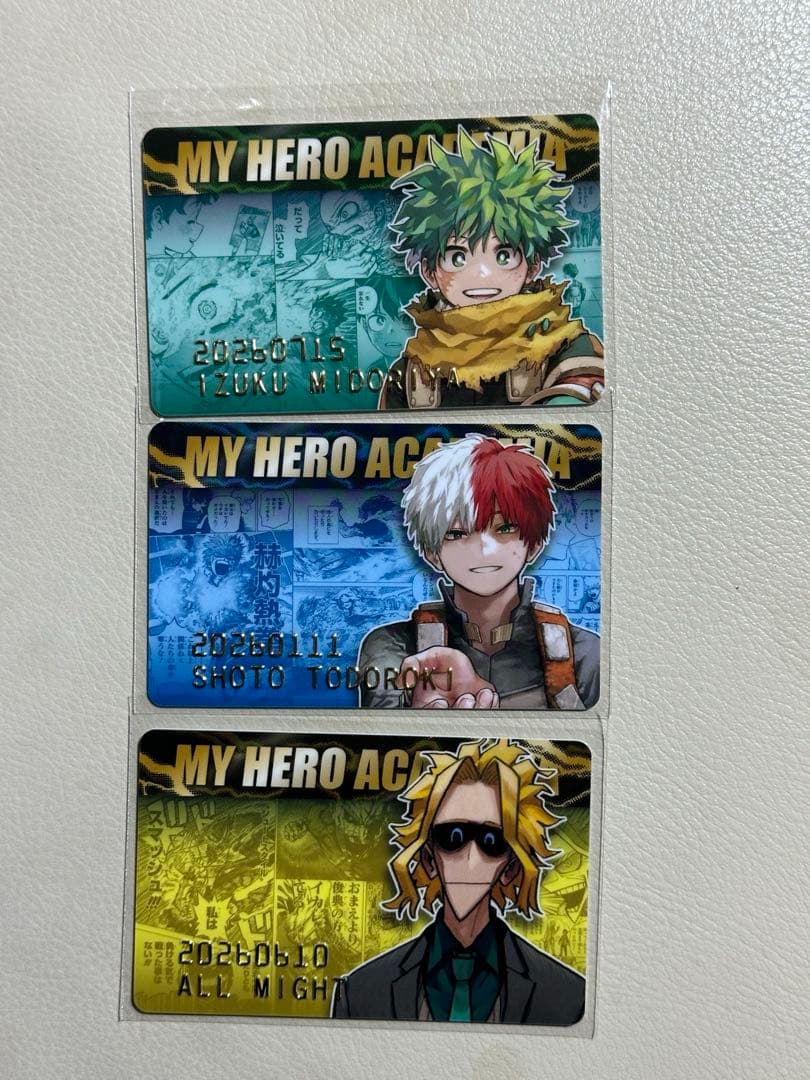 ヒロアカ バースデイコレクションカード2026 轟焦凍 緑谷出久 オール