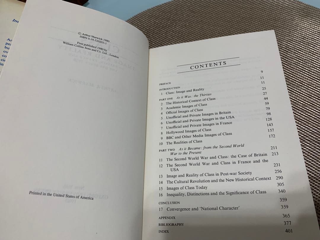 希少　CLASS Arthur Marwick