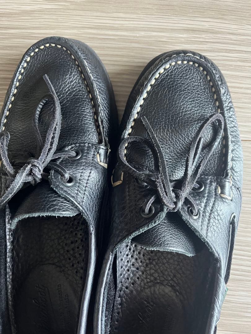 mmm様専用 UNITED ARROWS別注 シボ革 パラブーツデッキシューズ - メルカリ