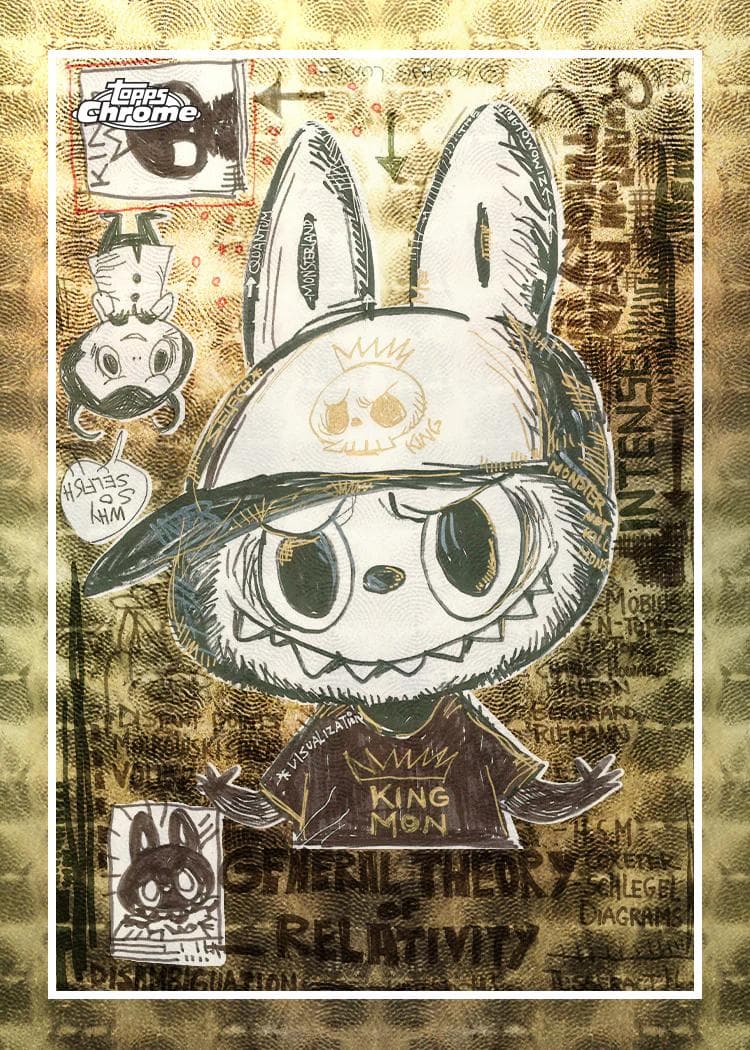 レッド】Topps Chrome Labubu 10周年記念 - メルカリ