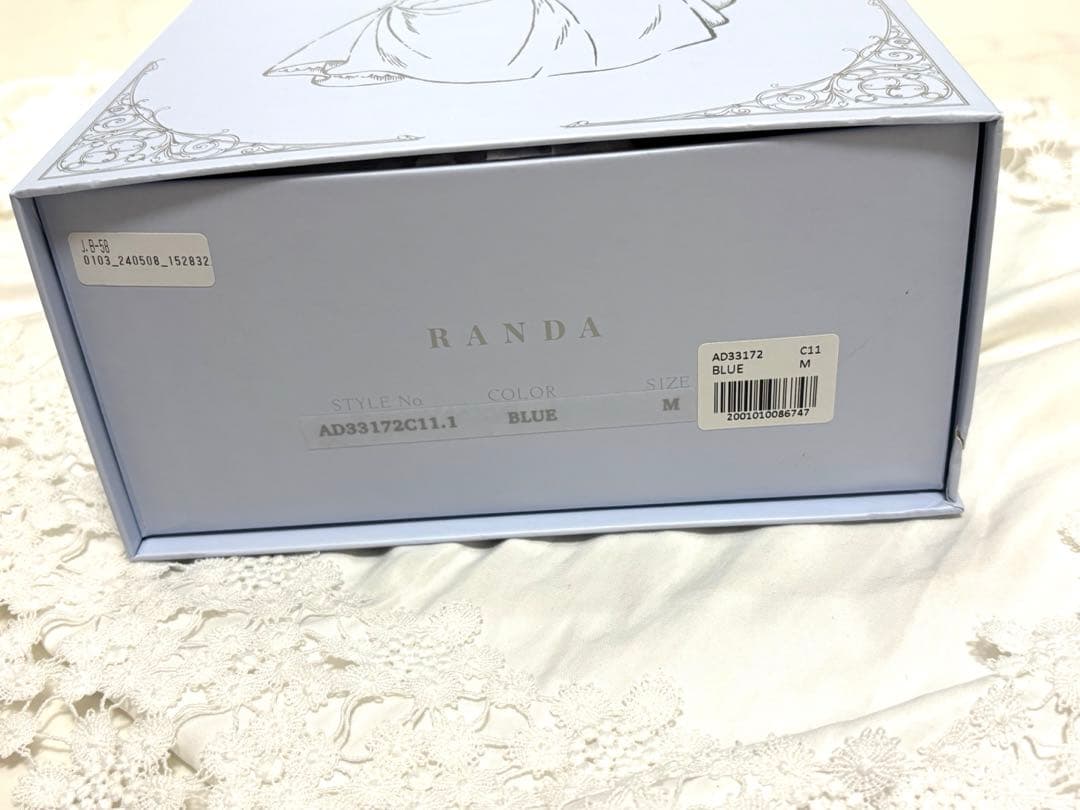 RANDA ディズニー“シンデレラ”ドレスアップミュール Mサイズ