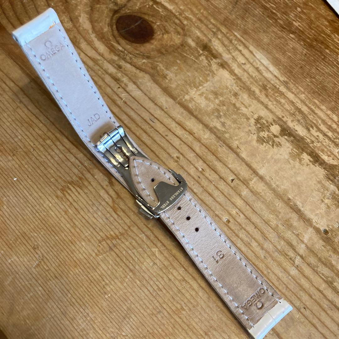 オメガ純正替時計ベルト アリゲーター 純正Dバックル付 - メルカリ