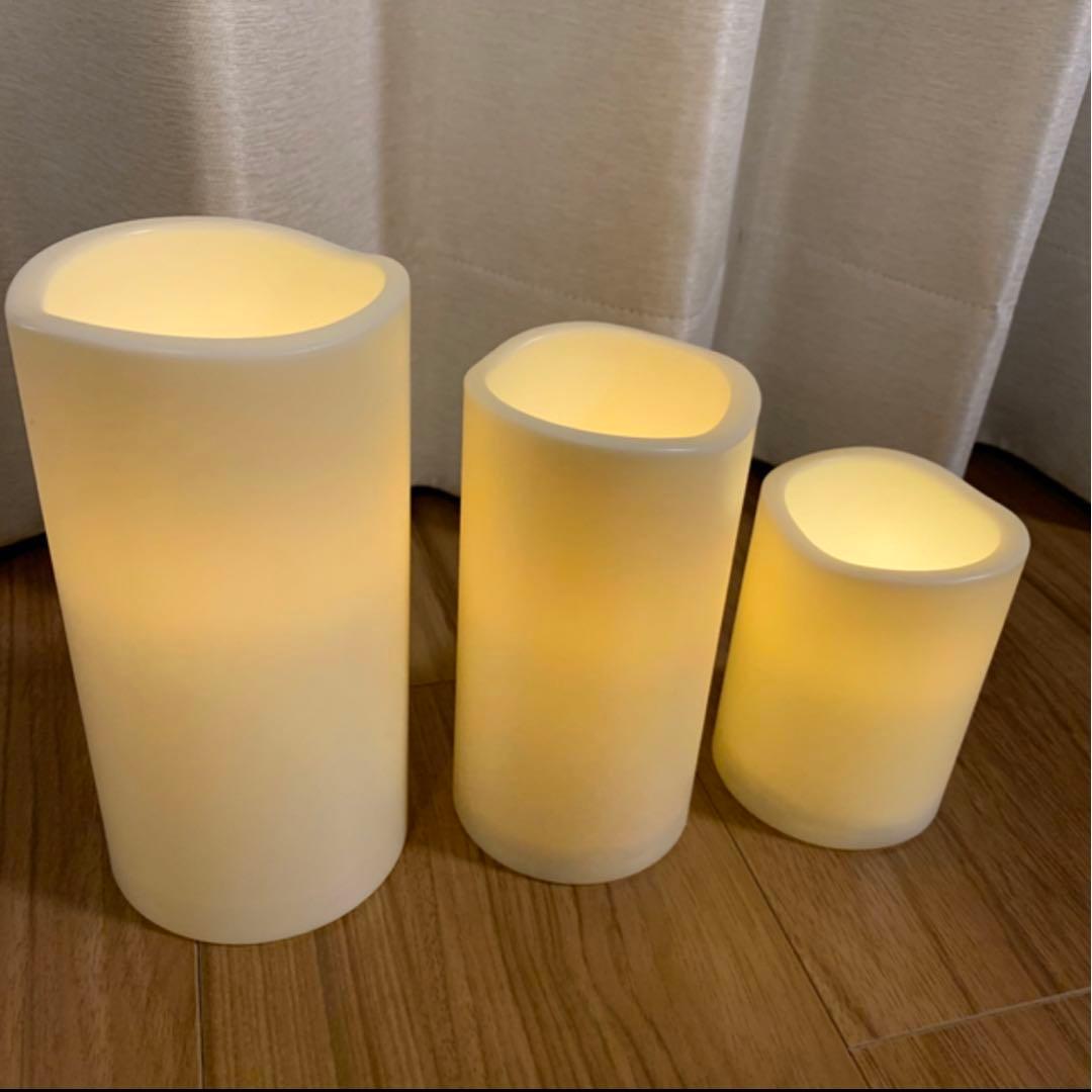 IKEA LEDキャンドル3個セット - メルカリ
