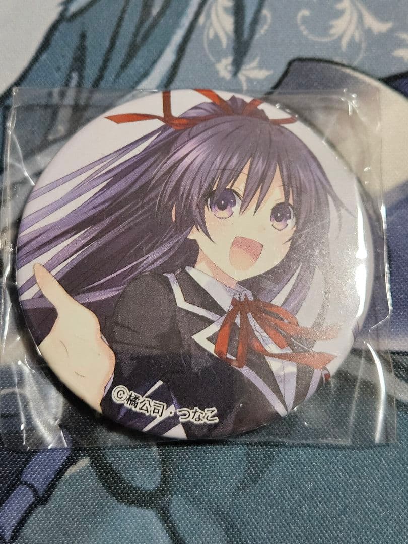 デートアライブ ファンタジア文庫大感謝祭 缶バッジ 夜刀神十香 デートアライブ ファンタジア文庫大感謝祭 缶バッジ 夜刀神十香 デート