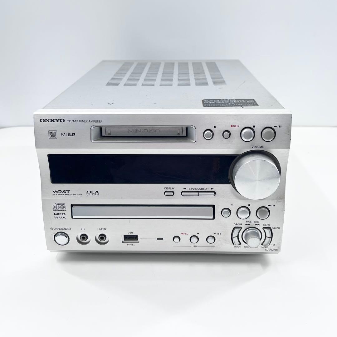 ONKYO オンキョー FR-N9NX CD再生OK MD不良 コンポ ONKYOのCD/MDコンポ【FR-N9】【FR-N7】をニコイチにして1台復活させ