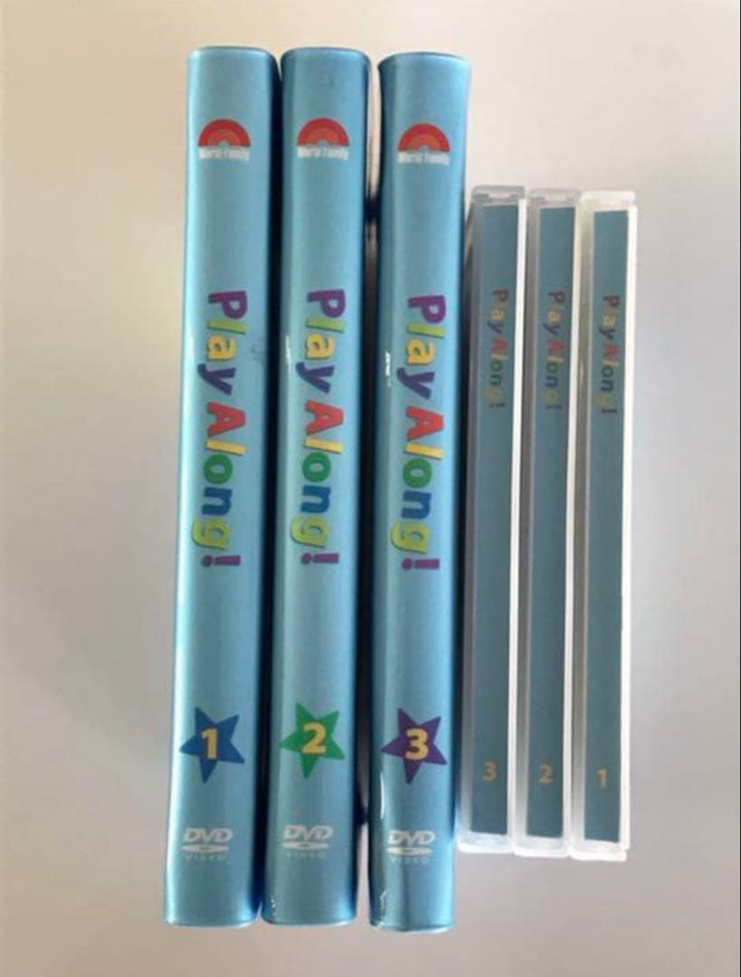 ディズニー英語システムDWEプレイアロング DVD/CD 1, 2, 3セット