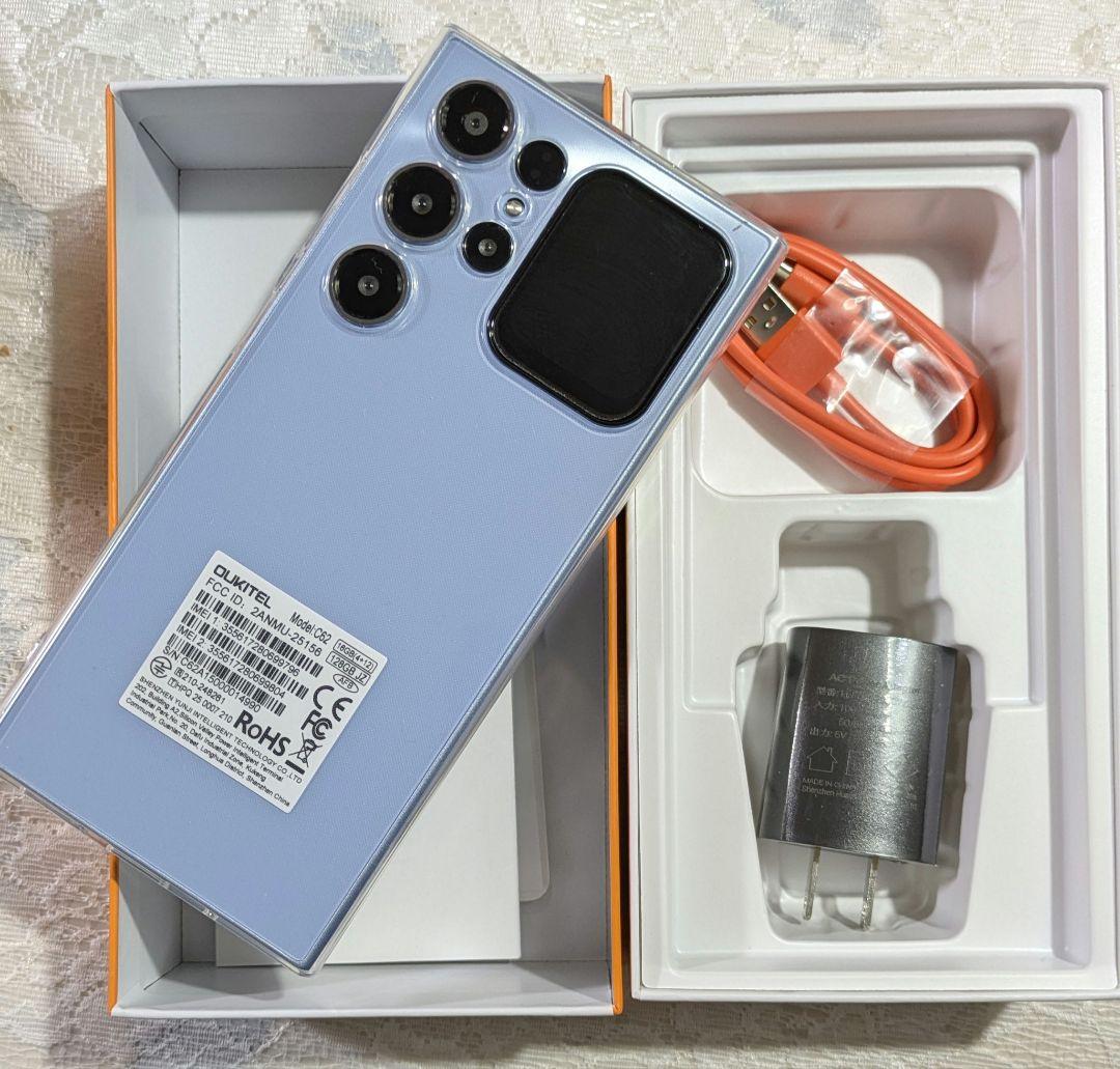 【ほぼ未使用】OUKITEL C62 　ブルー ほぼ未使用】OUKITEL C62 ブルー - メルカリ