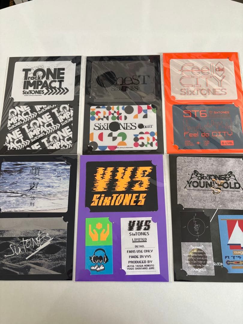 新品未開封】 SixTONES ツアーステッカー まとめ売り - メルカリ