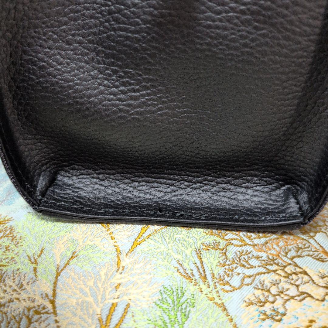 高級利休バック 黒紫花弁 シンプル トートバッグ 和装バッグ新品