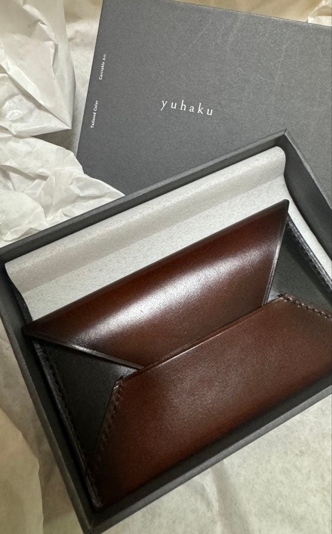 美品】yuhaku YAC165 名刺入れ - メルカリ