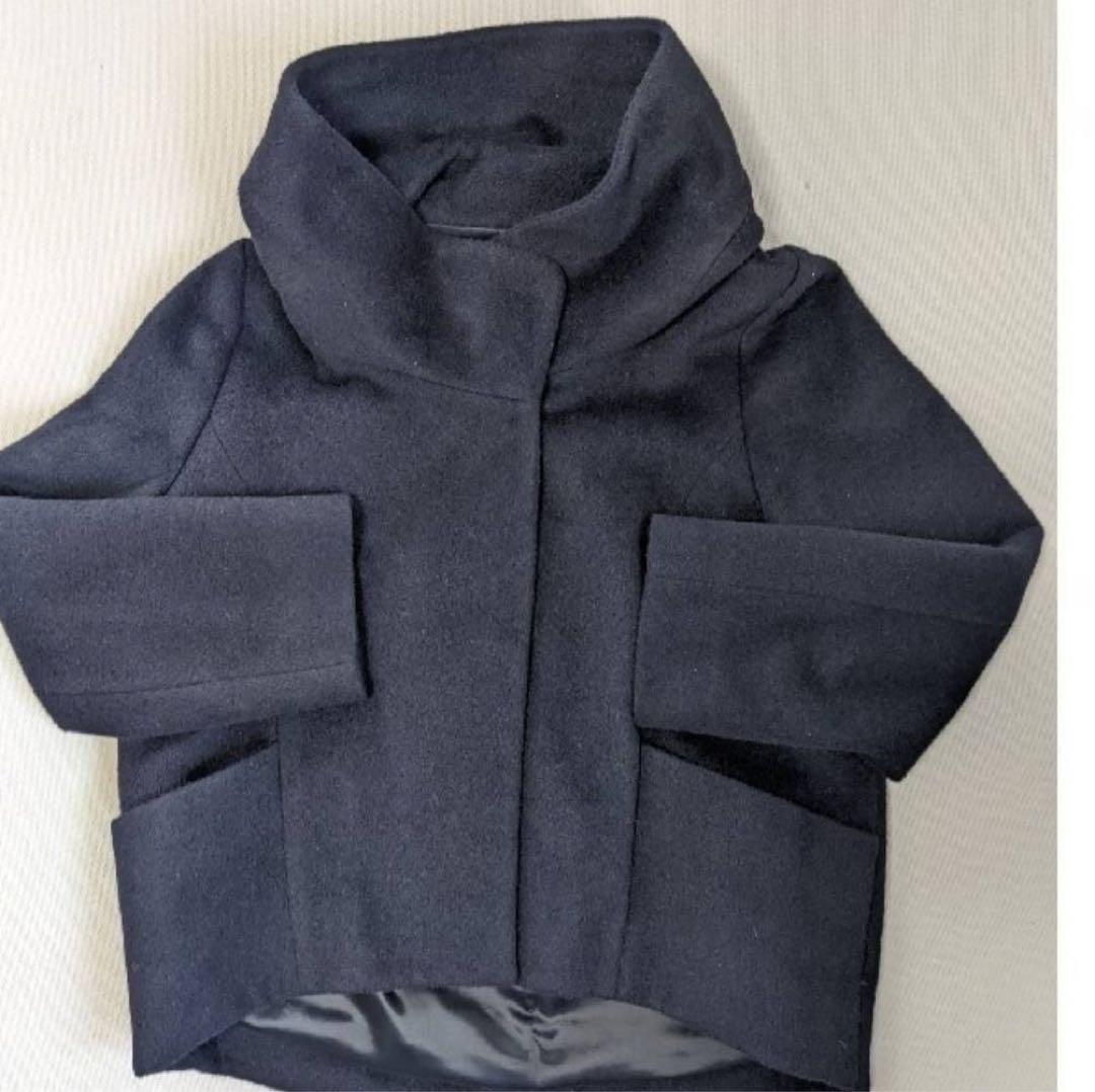 Modify/モディファイ アンゴラ ウールコート ネイビー ウールアンゴラ リバーコート（チェスターコート）｜Deuxieme Classe