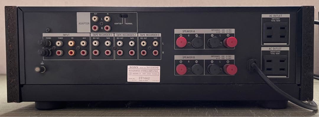 ジャンク】TA-F333ESXⅡ SONY プリメインアンプ 通電確認のみ - メルカリ