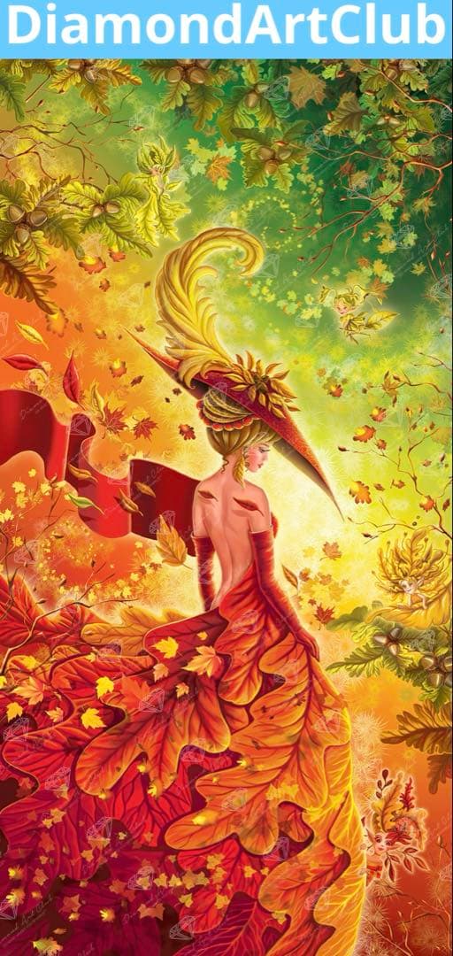 ダイヤモンドアートクラブ　Magic Autumn キット Magic Autumn – Diamond Art Club