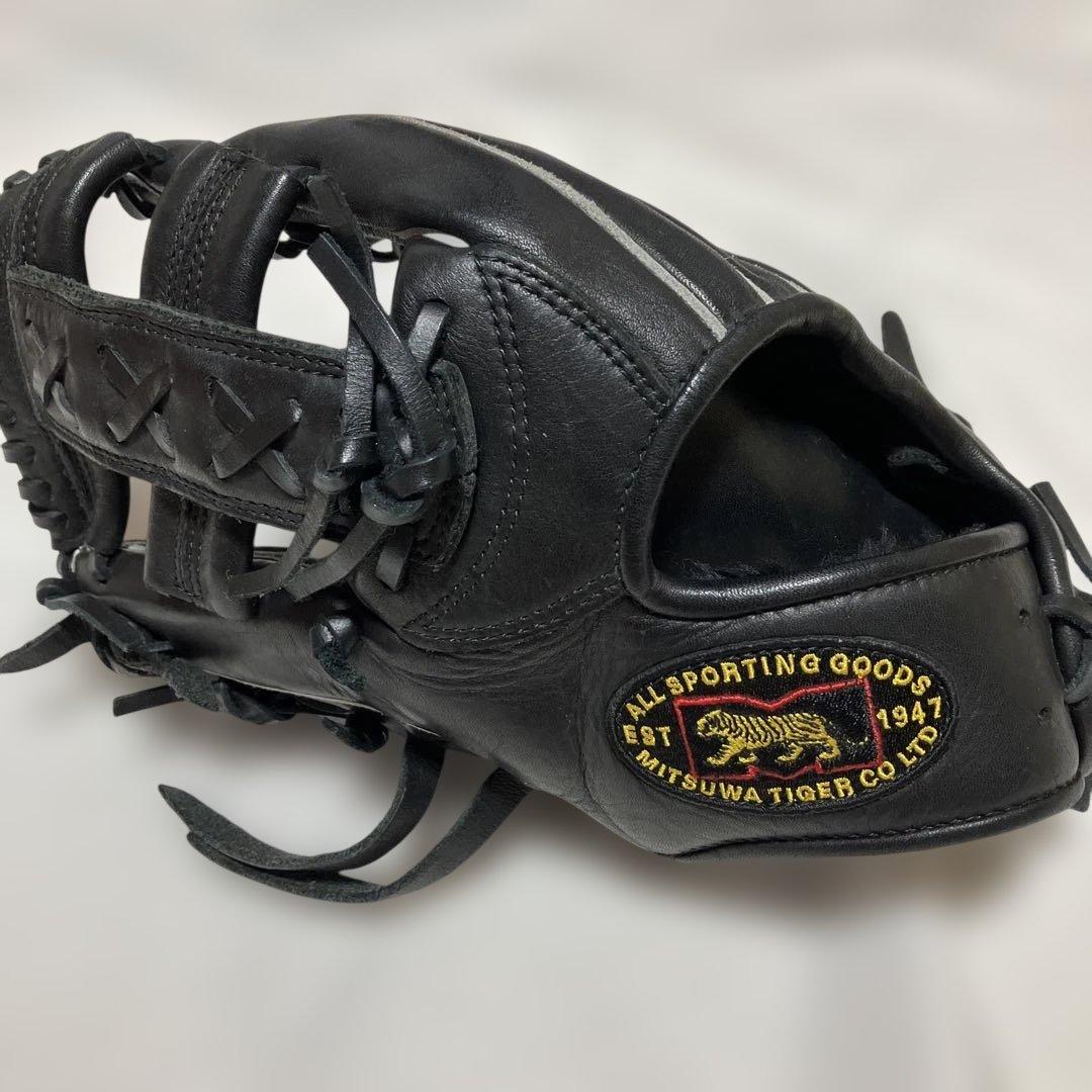 ミツワタイガー　野球　グローブ　左利き ミツワタイガー 左利き用 軟式野球グローブ - メルカリ