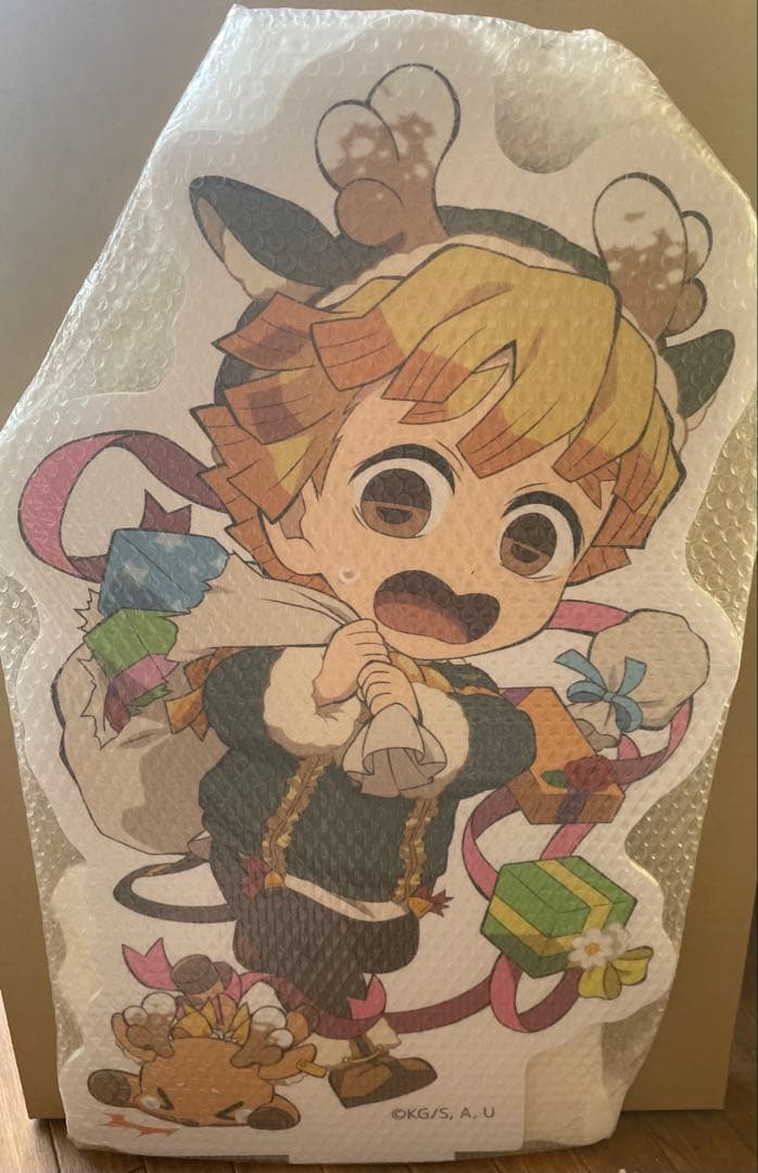 鬼滅の刃 我妻善逸 クリスマス スタンディPOP HIROMA 北九州　限定 ufotableCafe Kitakyushu×マチ☆アソビCAFE北九州】 鬼滅の刃