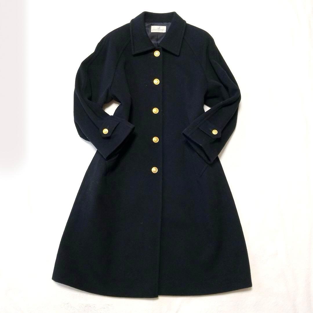 Life GIVENCHY ウール カシミヤ ロングコート 金ボタン 黒 11号 GIVENCHY/ジバンシィ_men通販 | ウール&カシミア コート【送料無料