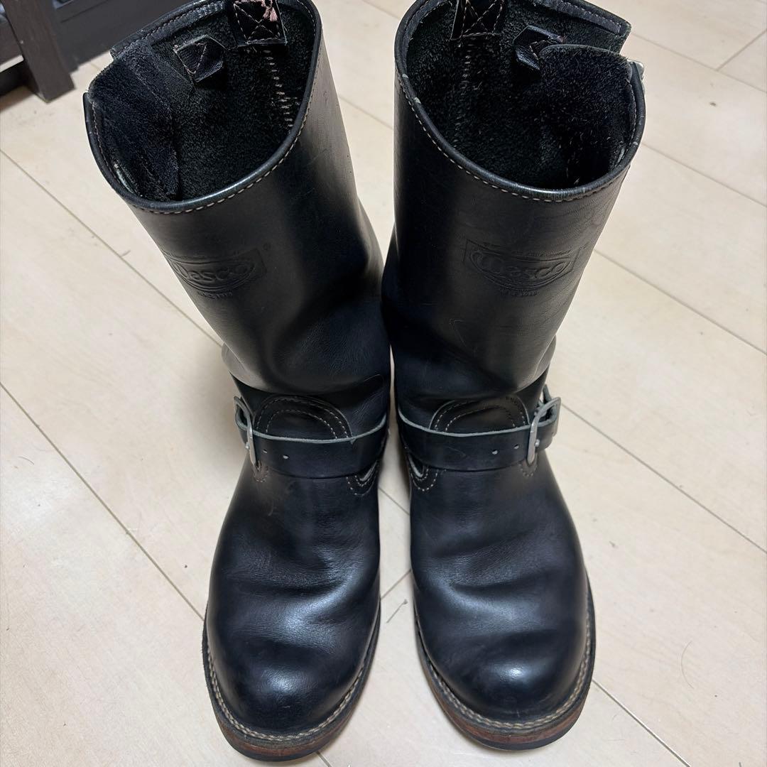 Mostar 様Wesco ブラック エンジニアブーツ WESCO エンジニアブーツ ブラック メンズ SIZE 8.5E ウエスコ