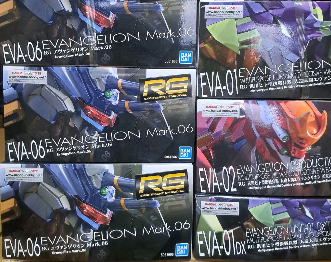 RG エヴァンゲリオン EVA-06 セット　リアルグレード　まとめ売り RG エヴァンゲリオン EVA-06 セットリアルグレードまとめ売り