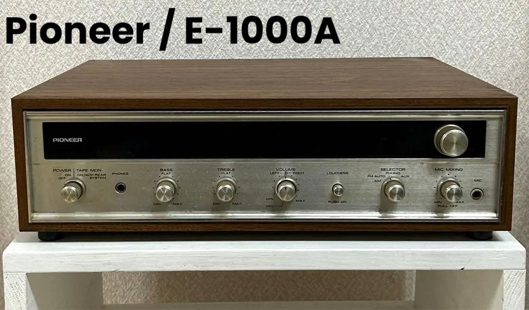 パイオニア チューナー レシーバー アンプ E-1000A Pioneer - メルカリ