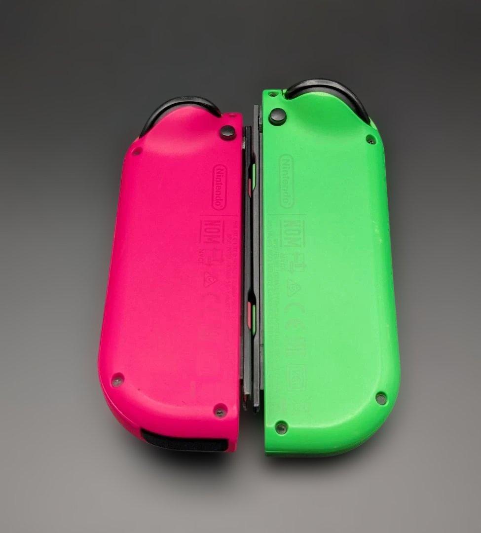 Nintendo Switch ジョイコン LR ネオングリーン/ピンク 動作品 - メルカリ