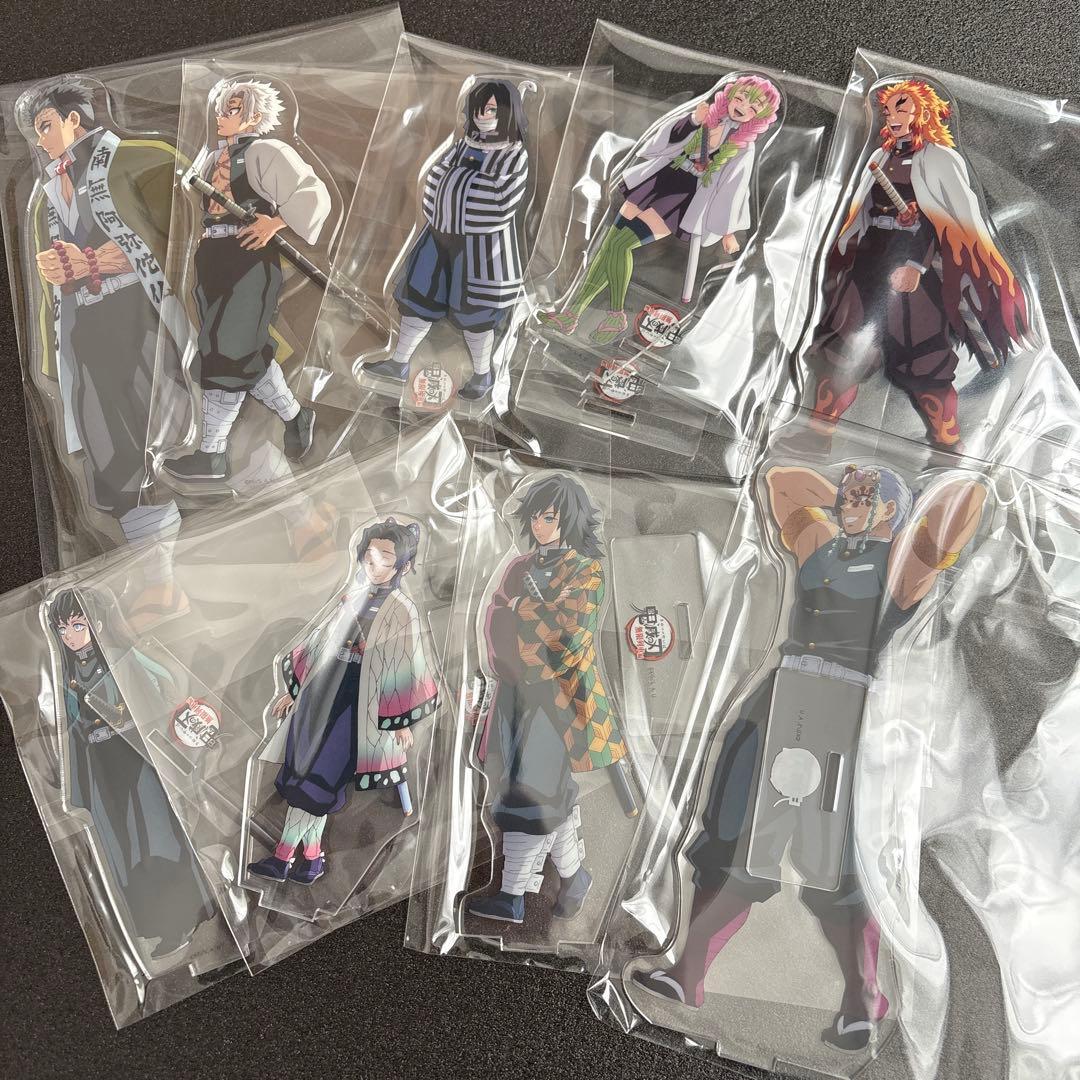 鬼滅の刃　笑い合う柱達　アクリルスタンド　コンプリートセット コミックマーケット99 ufotableグッズ情報】 「「笑い合う柱達