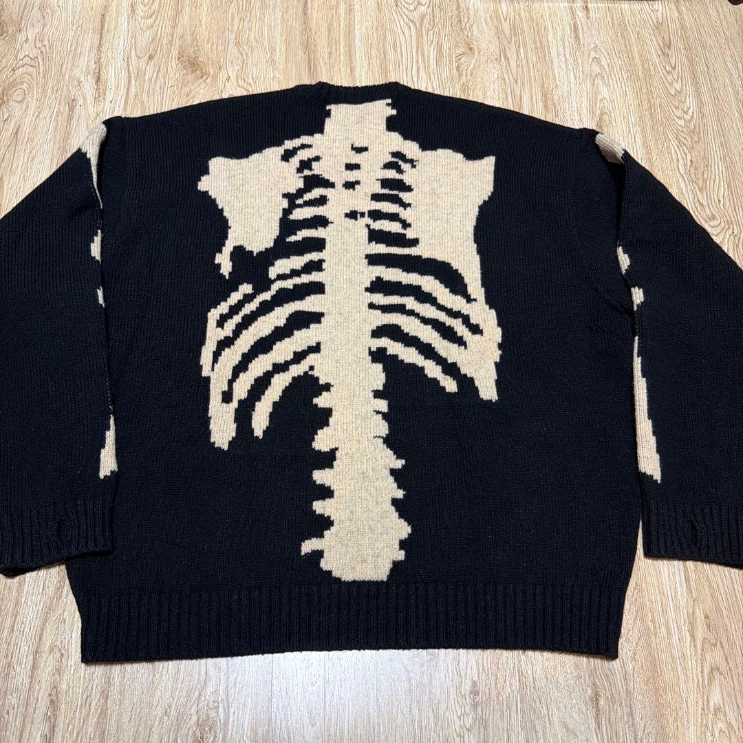 kapital ボーンニット　キャピタル KAPITAL - 5G 綿ニット BONEクルーセーター - BLUE NEON