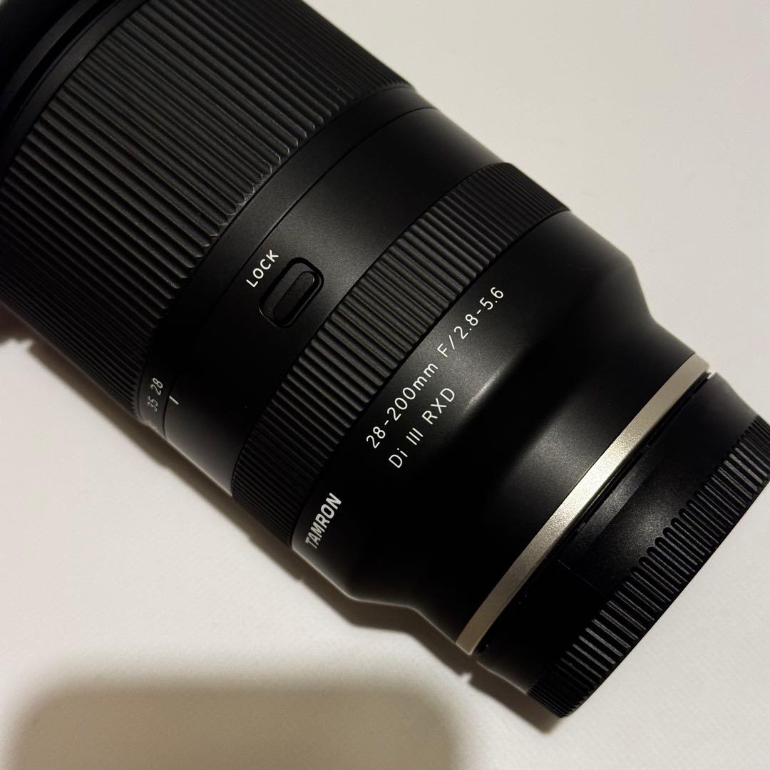 タムロン 28-200mm F2.8-5.6 RXD＋保護フィルター付