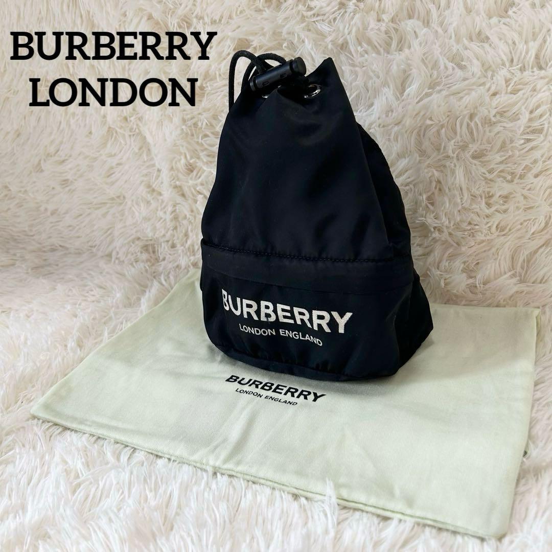 ✨人気✨BURBERRY LONDON 巾着 バッグ ポーチ ドローコード - メルカリ