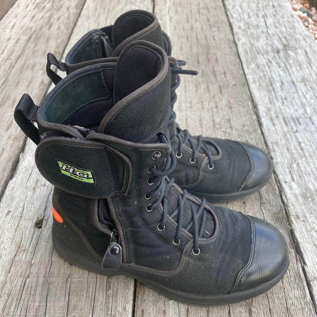 HG pro 編み上げ靴 消防 - メルカリ