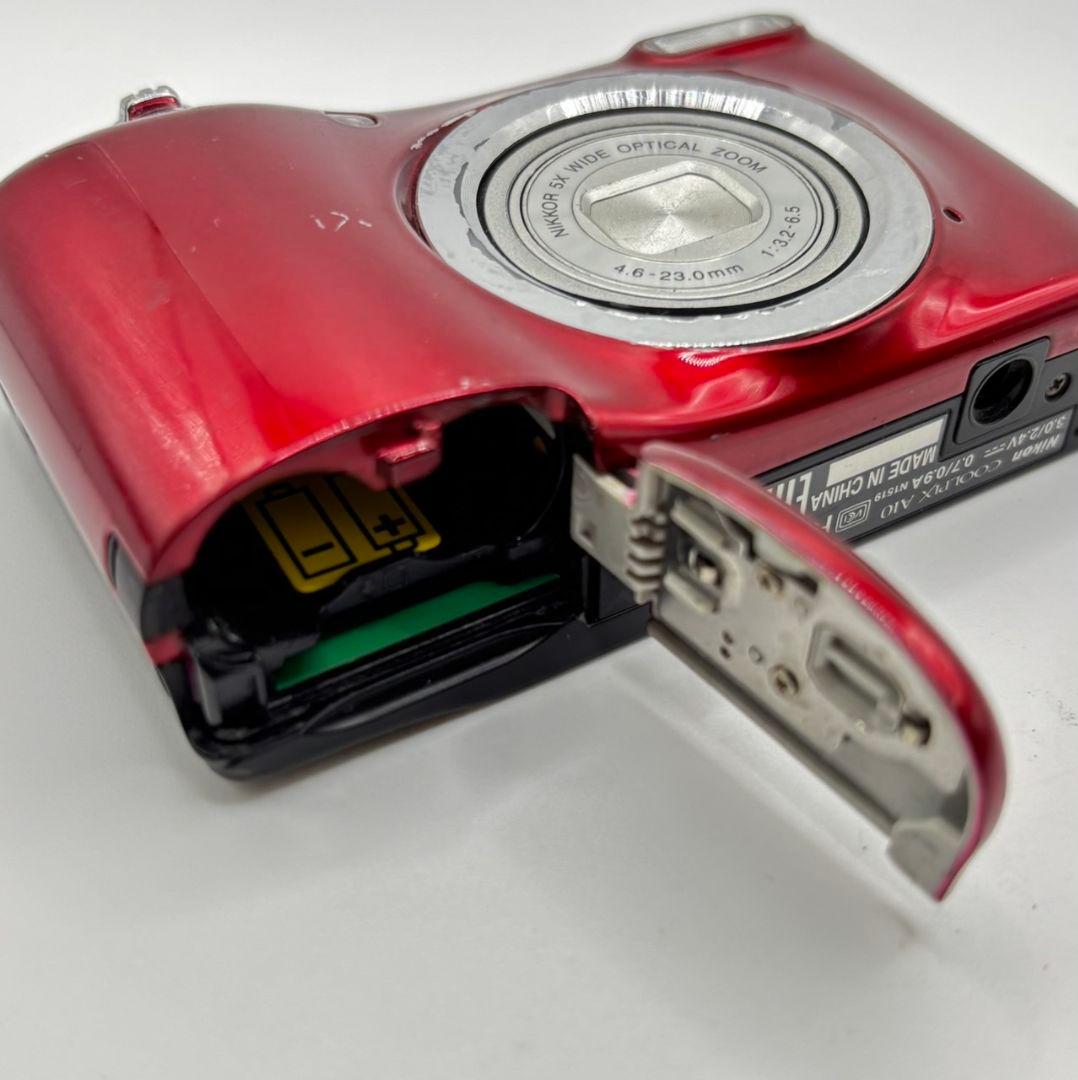 Nikon COOLPIX A10 レッド 単3電池式