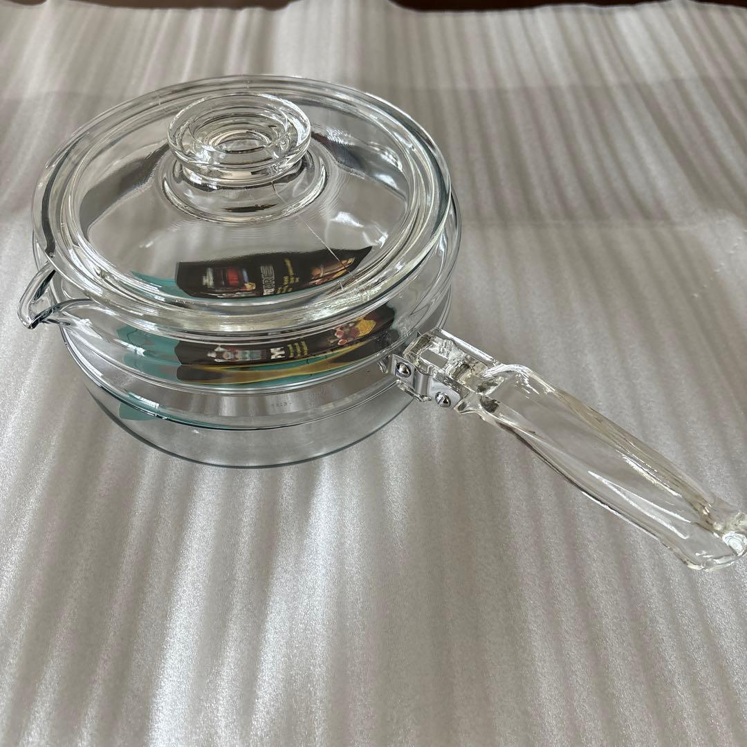 PYREX オールドパイレックス ソースパン 片手鍋 - メルカリ