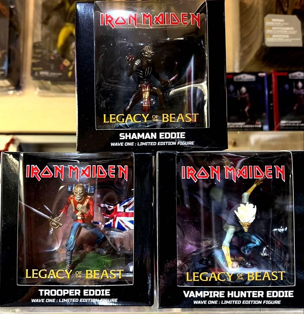 アイアンメイデン フィギュア: Legacy Of The Beast 三体 アイアンメイデン フィギュア: Legacy Of The Beast 三体 アイアン