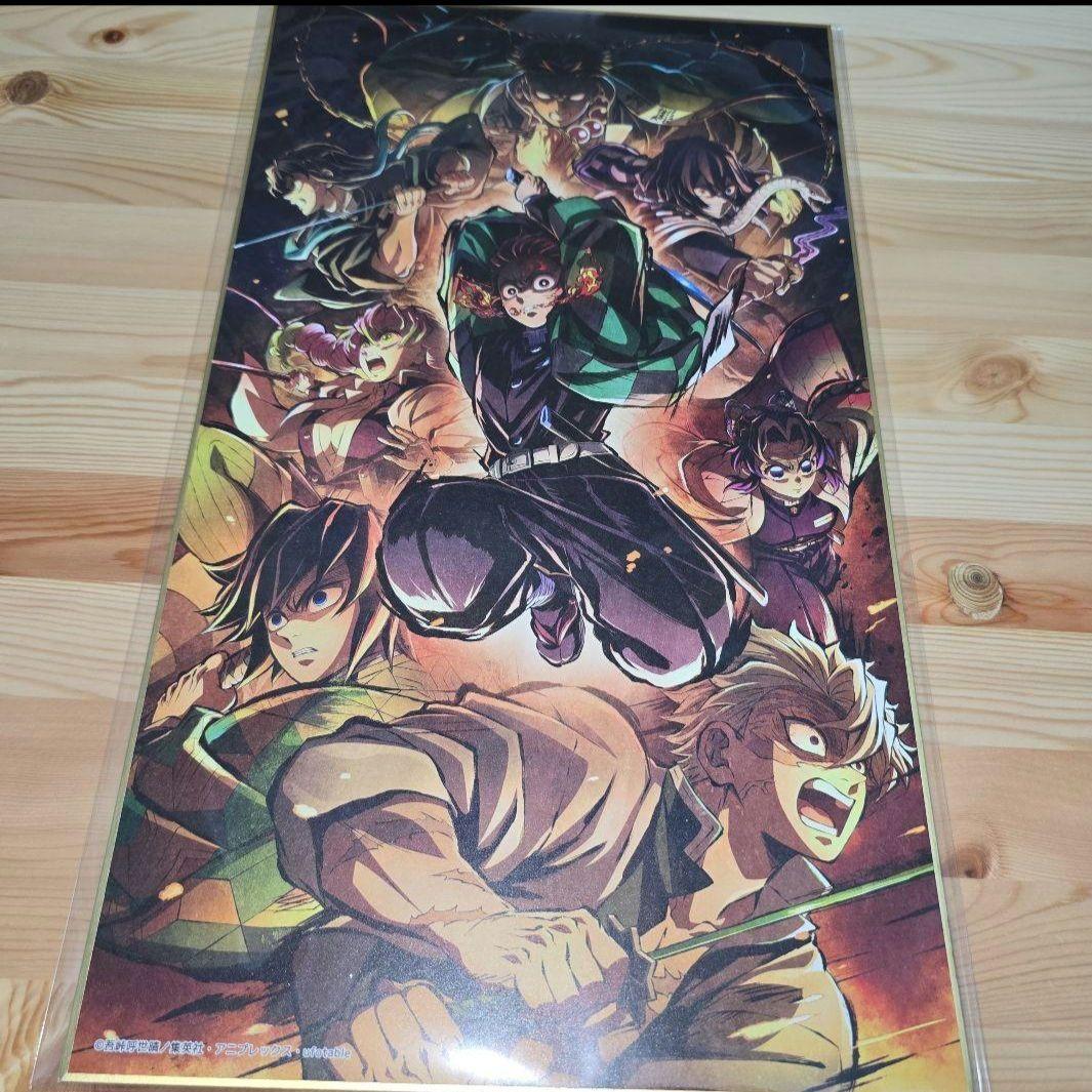 鬼滅の刃 柱稽古編 全巻購入特典 ビジュアル色紙ボード 冨岡義勇 不死