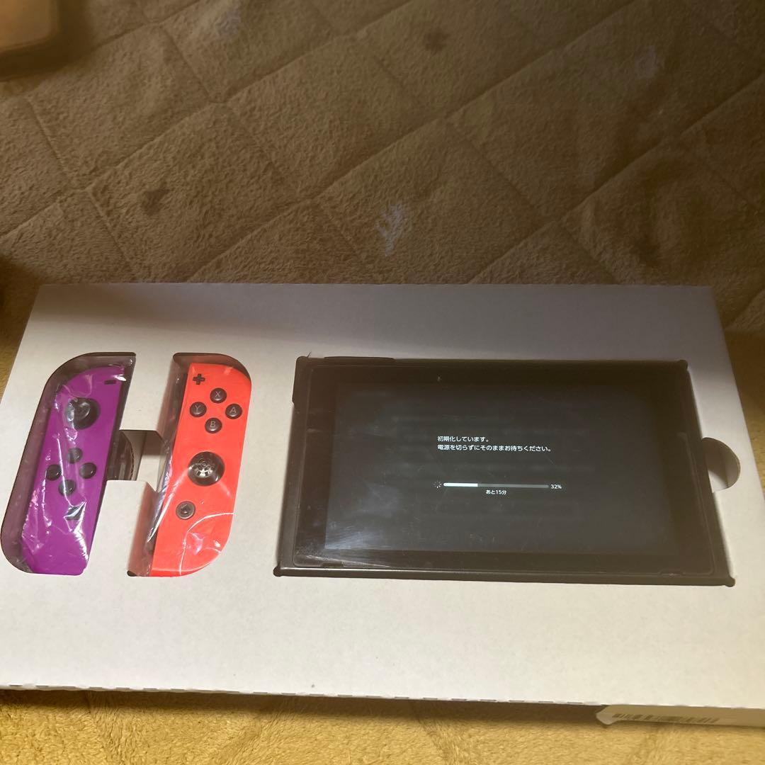 Nintendo Switch 本体 紫とオレンジのジョイコン付き Joy-Con(L) ブルー/(R) ネオンイエロー | My Nintendo Store（マイ