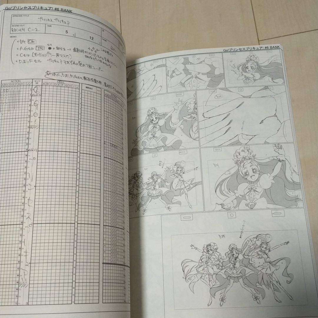GOプリンセスプリキュア第1話原画集 アニメ風来坊 藤井慎吾 2015夏