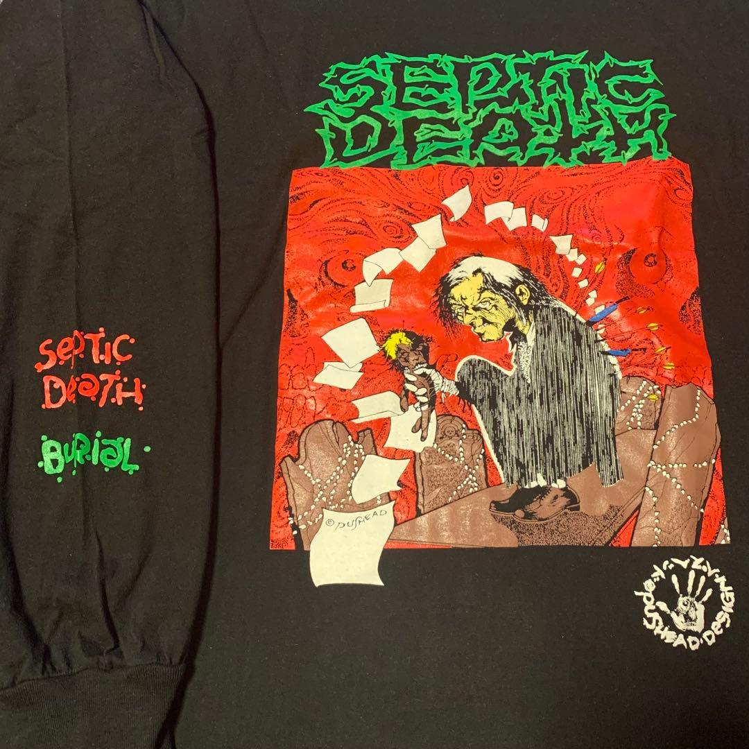 Septic Death 長袖Tシャツ XL Pashead zolac - メルカリ