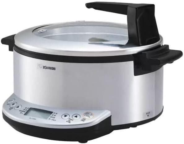 象印 ZOUJIRUSHI マルチクッカー EL-CA60-HM 調理鍋 楽天市場】象印 マルチクッカー EL-CA60-HM 1台4役 焼き 煮物 蒸し