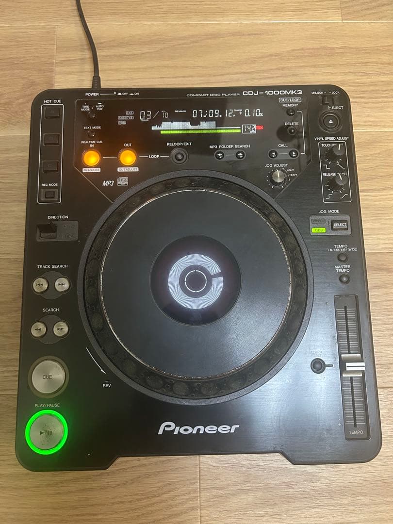 DJ機材 Pioneer CDJ1000mk3 CDJ-1000MK3 (archived) Professional grade digital CD deck (black