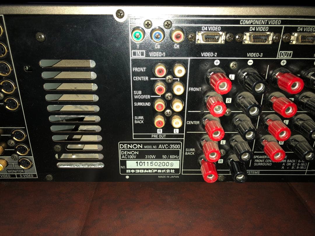 デノン AVC-3500 AVサラウンドアンプ通電のみ(J73) - メルカリ