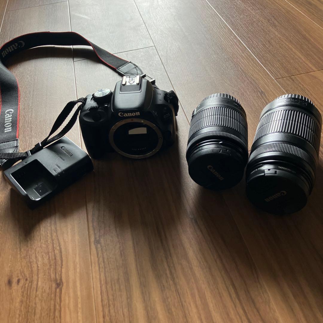 Canon 一眼レフカメラ （EOS kiss X7）+ 2本レンズセット キヤノン（Canon） Canon EOS kiss X7 ダブルレンズセット デジタル