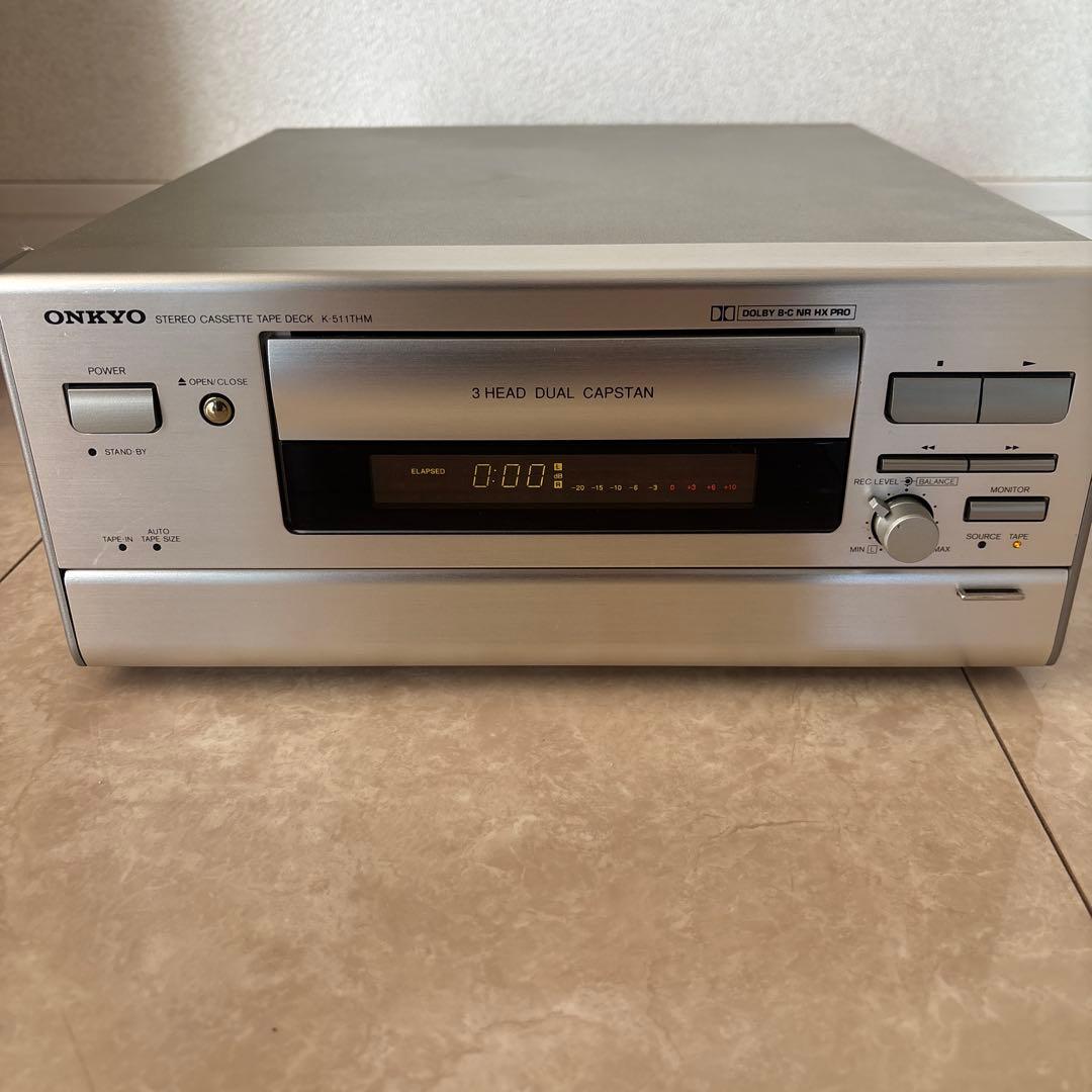 ☆ジャンク☆ ONKYO 3HEAD DUAL CAPSTAN K-511THM ☆ジャンク☆ K